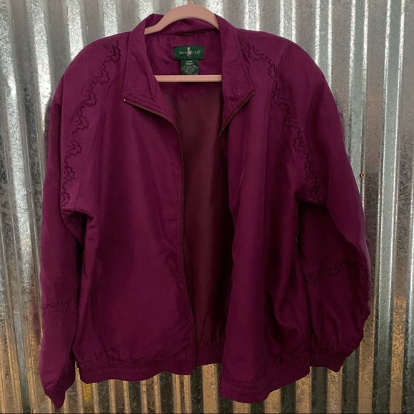 Vintage 90’s Silk Windbreaker - Picture 5 of 8